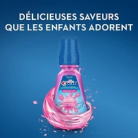 Rince-bouche anticarie au fluorure Crest pour enfants, saveur Explosion de gomme balloune 500 ml