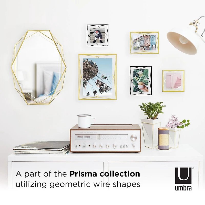 Cadre photo Umbra Prisma, laiton mat