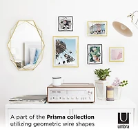 Cadre photo Umbra Prisma, laiton mat