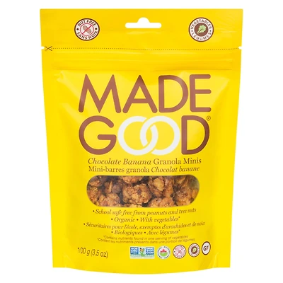 MadeGood Chocolate Banana Granola Minis 100g