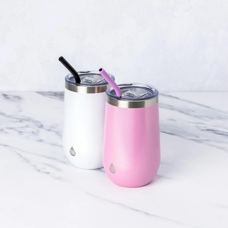TAL 16OZ WINE TUMBLER BUBBLEGUM, TAL 16OZ WINE TUMBLER BUBBLEGUM