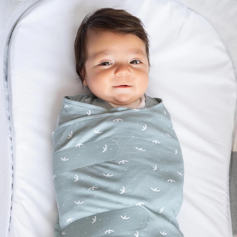 HALO® SleepSack® Swaddle, 100% Cotton, 3-Way Adjustable Wearable Blanket, TOG 1.5