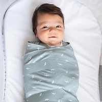 HALO® SleepSack® Swaddle, 100% Cotton, 3-Way Adjustable Wearable Blanket, TOG 1.5