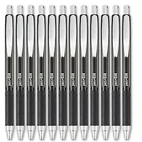 Pen+Gear Retractable Gel Pens, .7mm, Medium Point,12ct, Black, Retractable Gel Pens 12ct,Black