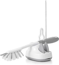 OXO Tot - Ensemble de Nettoyage pour Bouteilles d'Eau et Gobelets avec Paille - Outil Polyvalent Idéal pour Nettoyer les Biberons, Gobelets à Paille, Parties de Tire-lait - Équipement de Nourrissage p