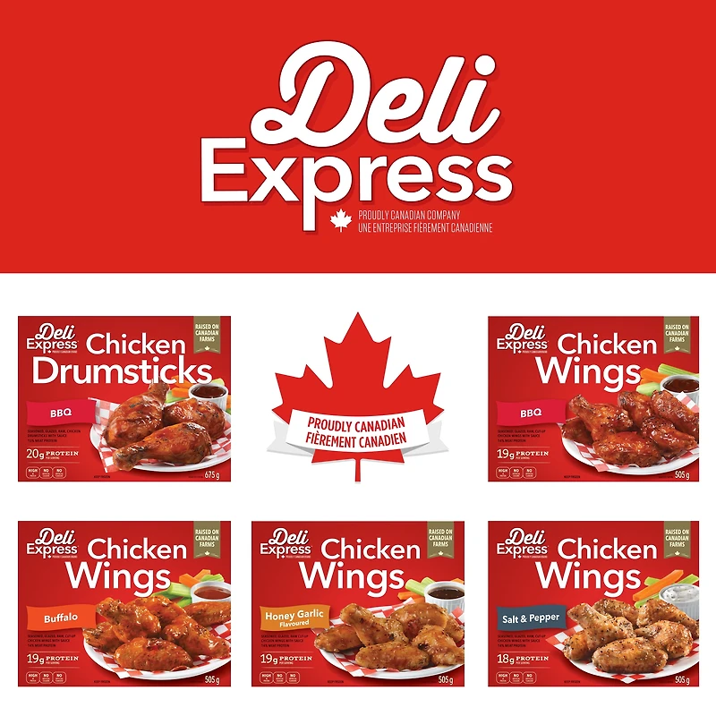 Deli Express Buffalo Chicken Wings, 505 g