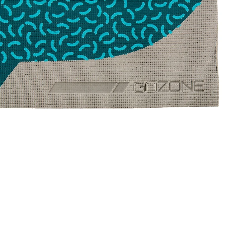 GoZone 6mm PVC Yoga Mat – 24" x 68", Yoga Mat