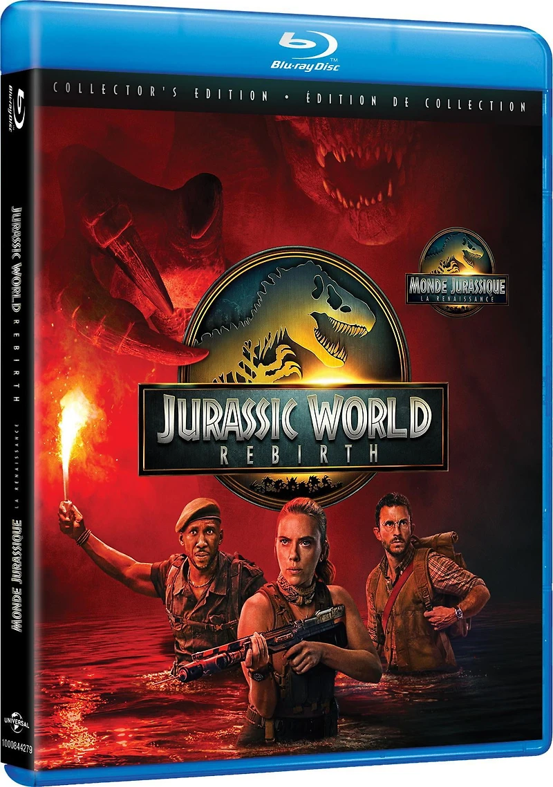 Jurassic World Rebirth Collector's Edition (Blu-Ray), starring Scarlett Johansson, Mahershala Ali, and Jonathan Bailey [2025]