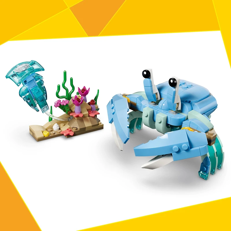 LEGO Creator 3 en 1 Les Animaux Marins : Les Magnifiques Dauphins 31385