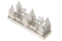 Décor De Table Forêt Blanche Et Cerf