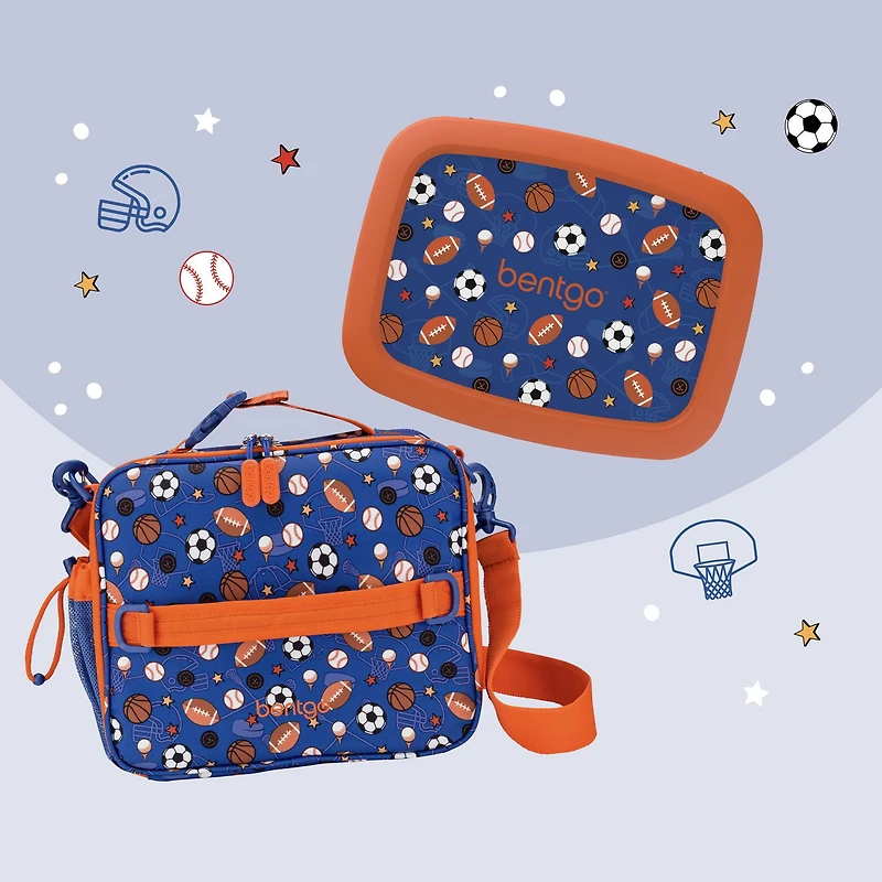 Bentgo Sac à Lunch Imprimé pour Enfants - Sport