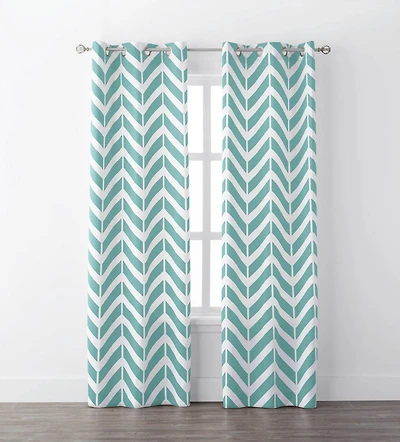 Rideaux Mainstays pour fenêtre à motif de chevrons géo
