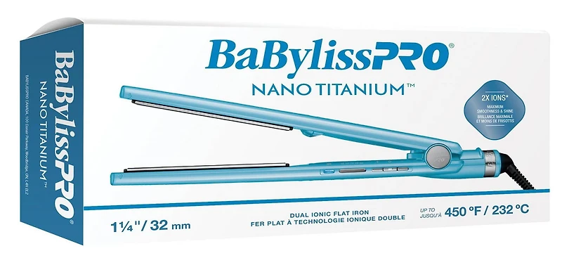 Nano-Titanium™ 1-1/4" Dual Ionic Flat Iron