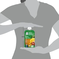 Purée GERBER® Biolog. Mangue Pomme Carotte Chou Frisé, alim. bébé 128 mL