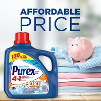 Purex + Oxi 4 in 1 Liquid Laundry Concentrated Detergent, 1.92 Litres, 43 Loads, 1.92 Litres, 43 Loads
