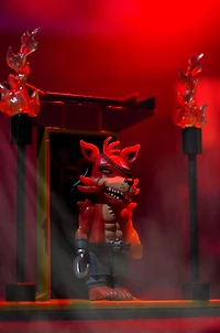 McFarlane Five Nights at Freddy's Le Temple du Renard avec Samurai Foxy Ensemble Micro