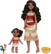 Disney Moana 2 Moana & Simea Sister Set with 2 Fashion Dolls & 3 Accessories, Inspired by the Movie, Ages 3+