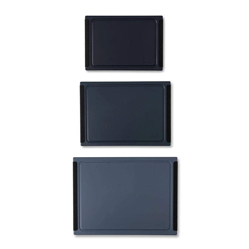 Planches à découper en polyéthylène Thyme & Table, 3 pièces, bleues - P 8,5 x 12 po, M 10 x 14 po, L 12 x 16 po