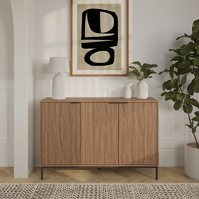 Connor 3-Door Buffet in Light Walnut