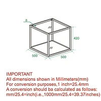Contemporary Metal and Glass Multi-Tier Coffee Table Set of 4 - Gold