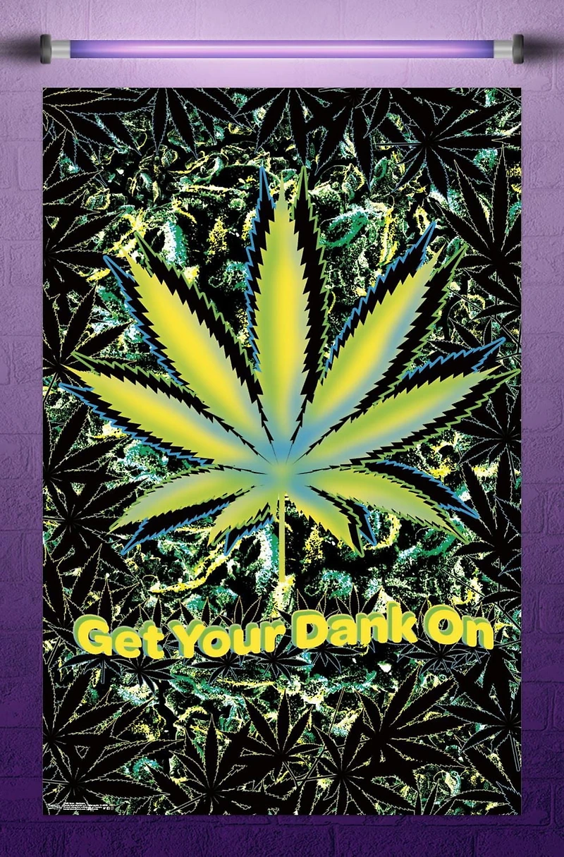 Neon - Marijuana Neon Wall Poster,