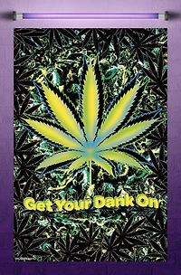 Neon - Marijuana Neon Wall Poster,