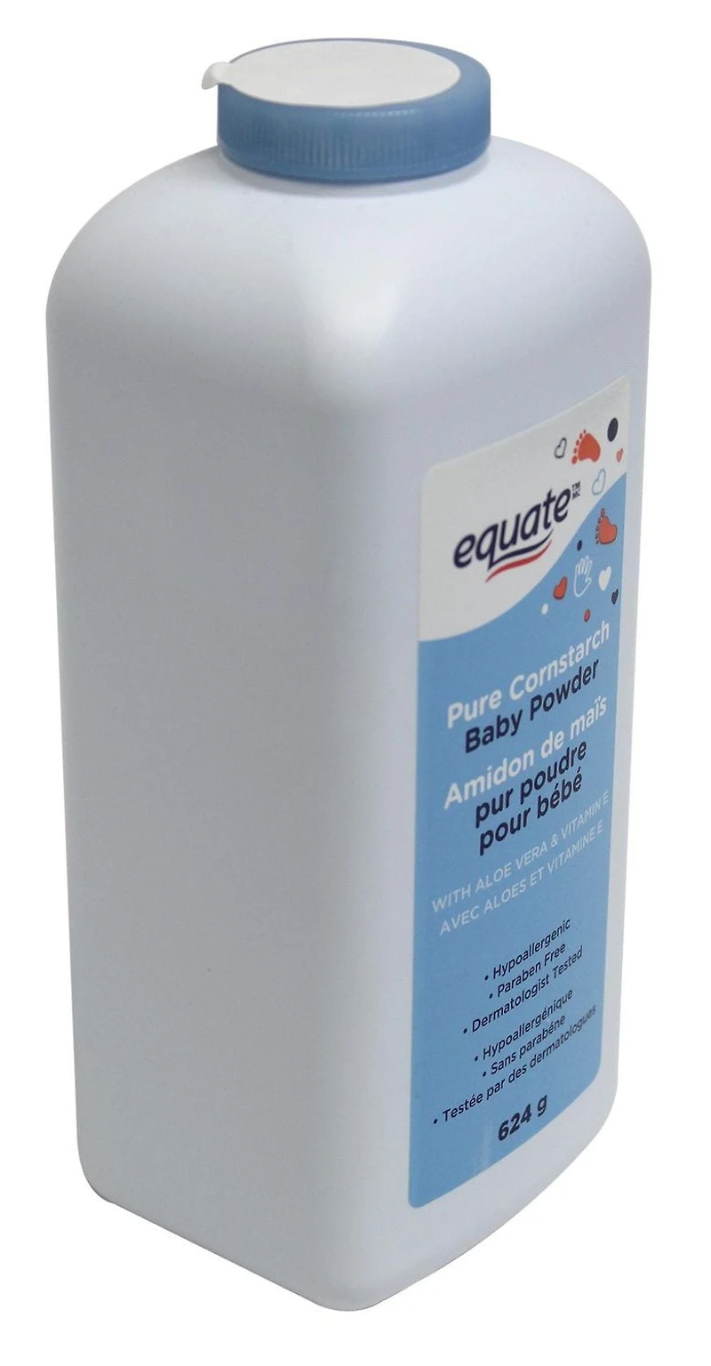 Equate Poudre d'amidon de maïs pur pour bébés - Aloès