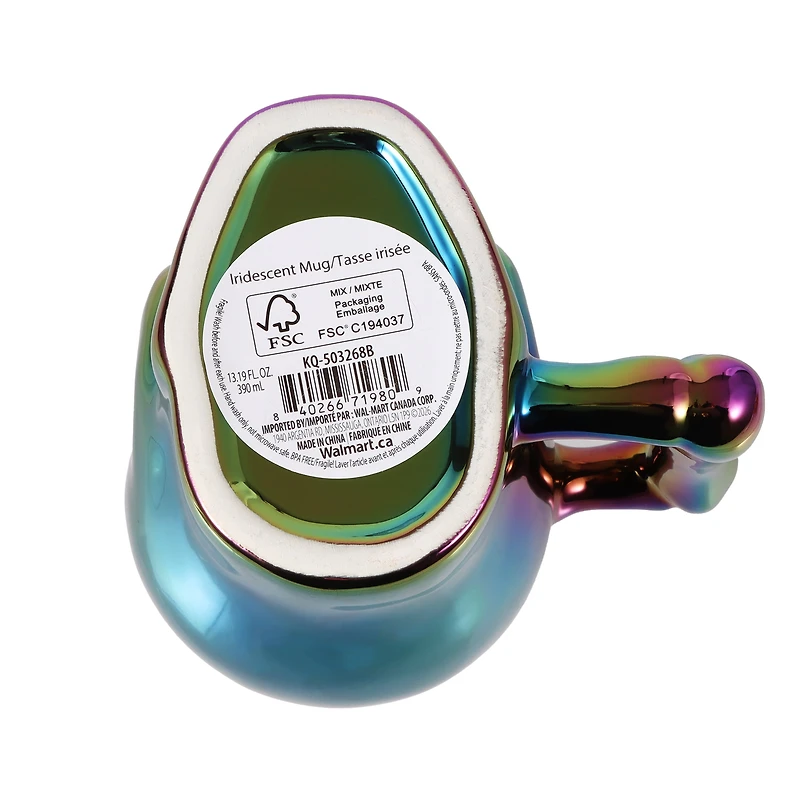 Halloween Iridescent Ceramic Mug, for Adult Use, Party Item, by Way to Celebrate