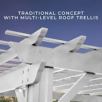 Backyard Discovery 12' x 10' Hawthorne Cedar Pergola