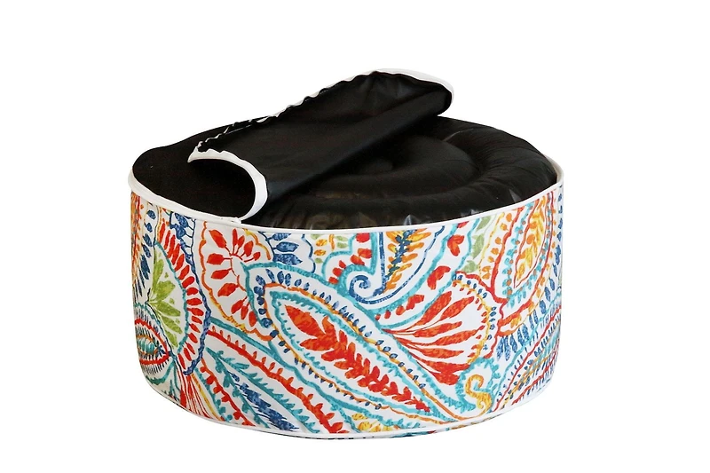 Pouf Gonflable - Feuille Rouge Viola