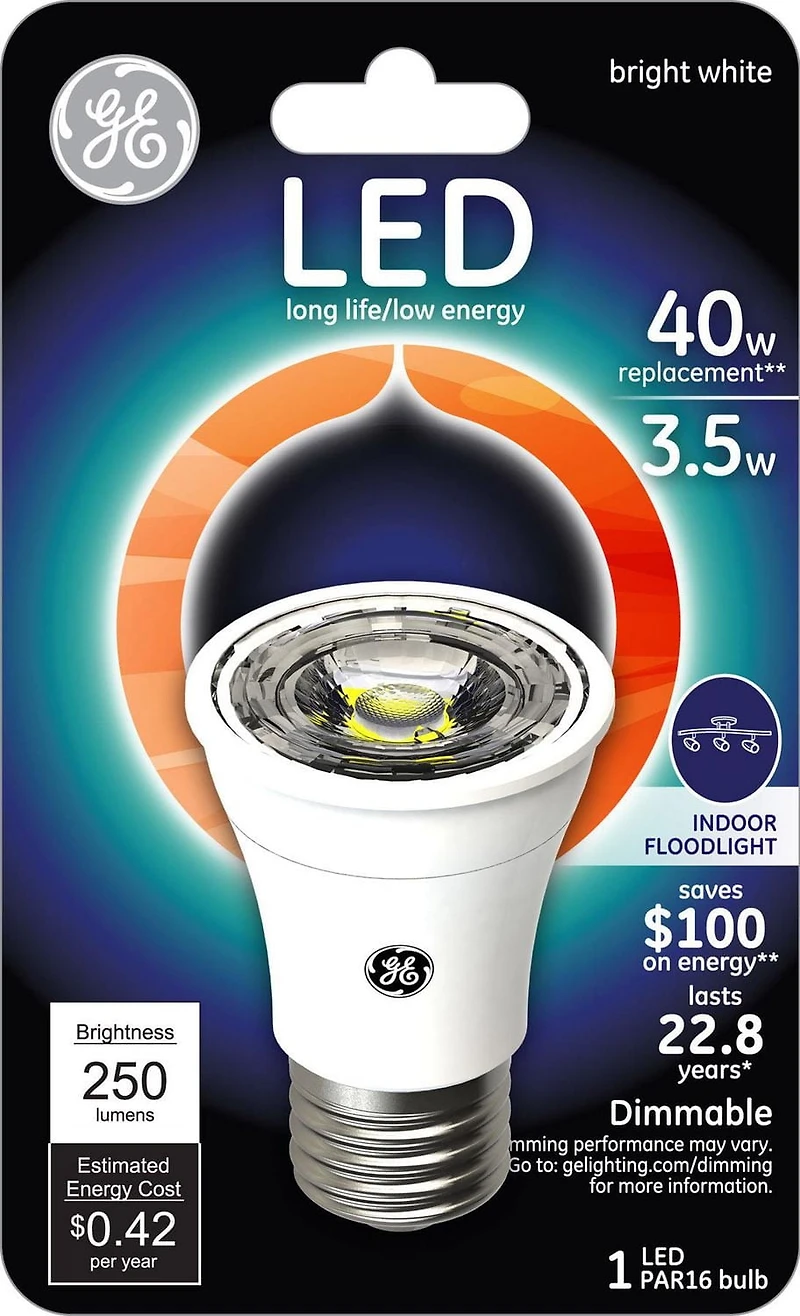 General Electric 3.5W LED Bulb PAR16 - 1 Pack