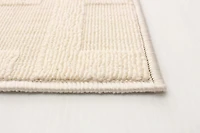 ECARPET Indoor/Outdoor for Balcony, Patio and Garden Villa Ivory Rug