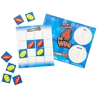 Cartes de Saint-Valentin Tic-Tac-Toe Connect 4, Activité sur papier, Multi-couleurs, 32 Compter