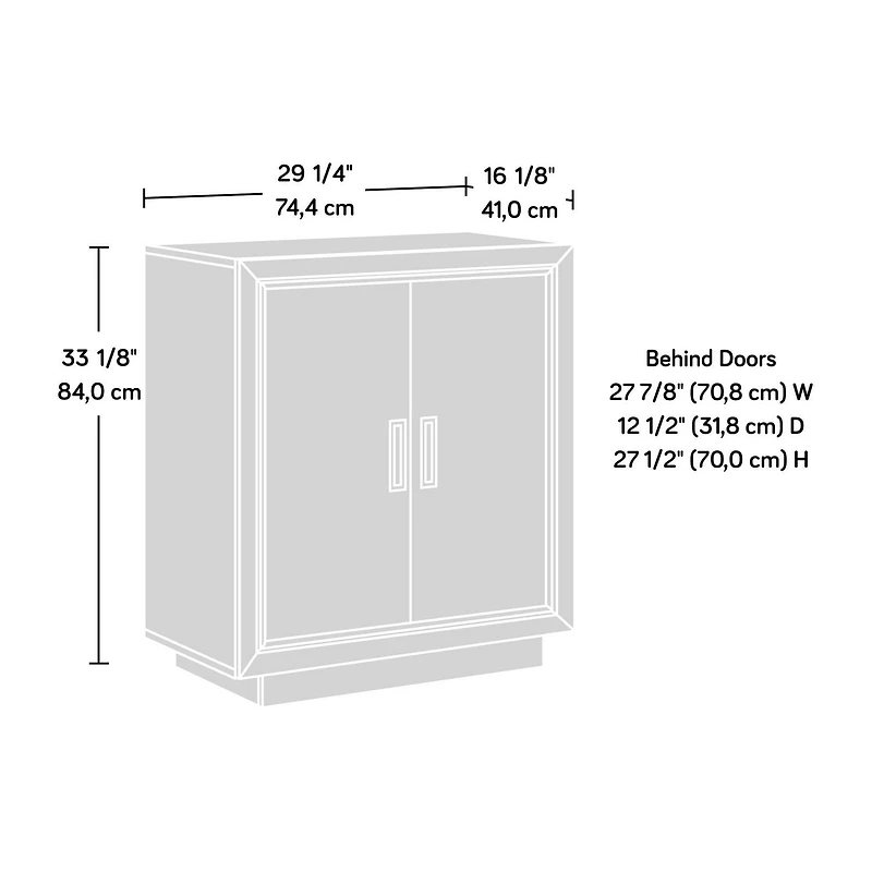 Sauder Hayes Garden Base Cabinet, Ashen Oak, 434777