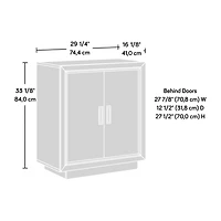 Sauder Hayes Garden Base Cabinet, Ashen Oak, 434777