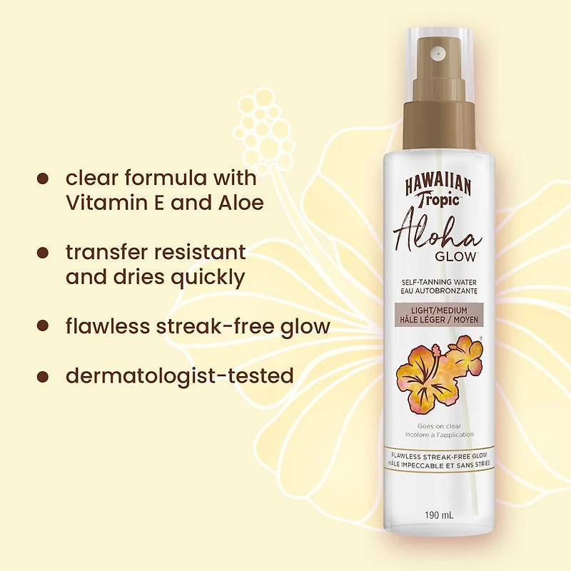 Eau autobronzante Aloha GlowMC de Hawaiian TropicMD 190 mL