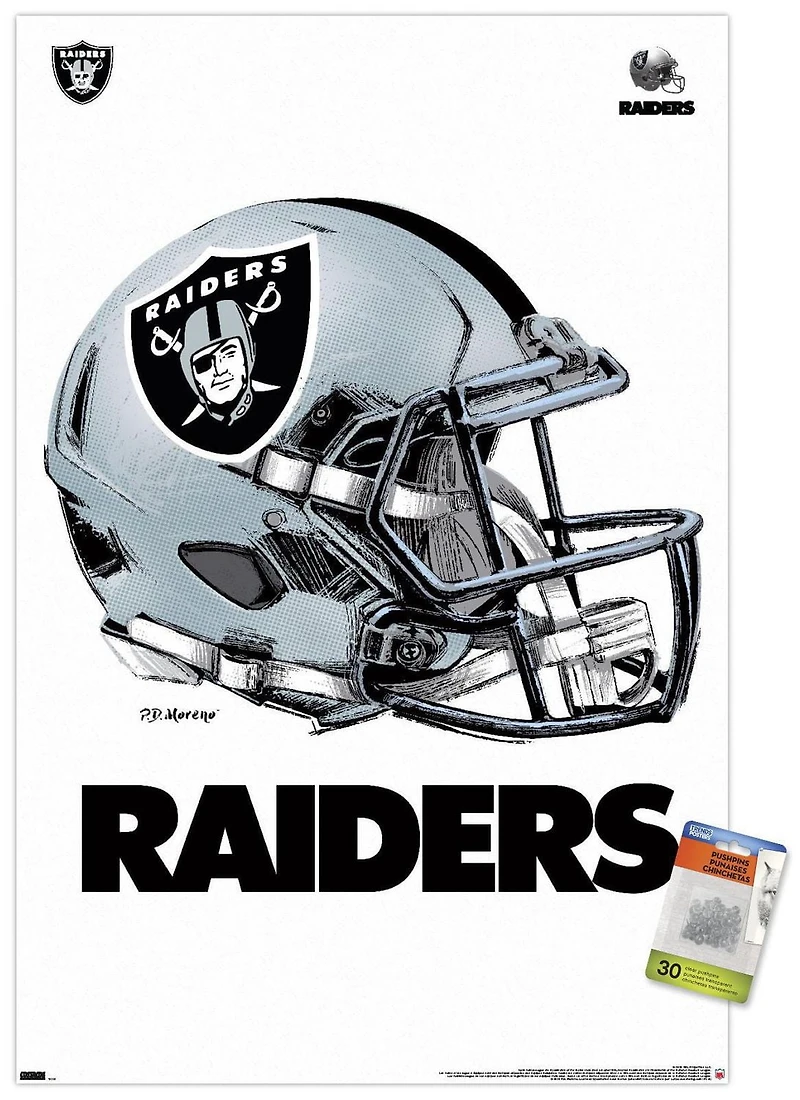 NFL Las Vegas Raiders - Casque anti-goutte 20