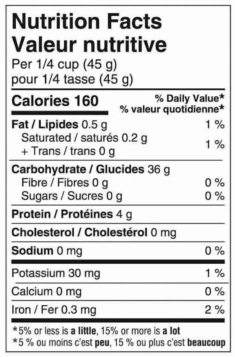 Riz basmati Great Value 900g