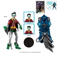 McFarlane Toys - DC Multiverse - Figurine Robin Earth-22 (Dark Nights : Metal) avec pièces pour la figurine "The Merciless"