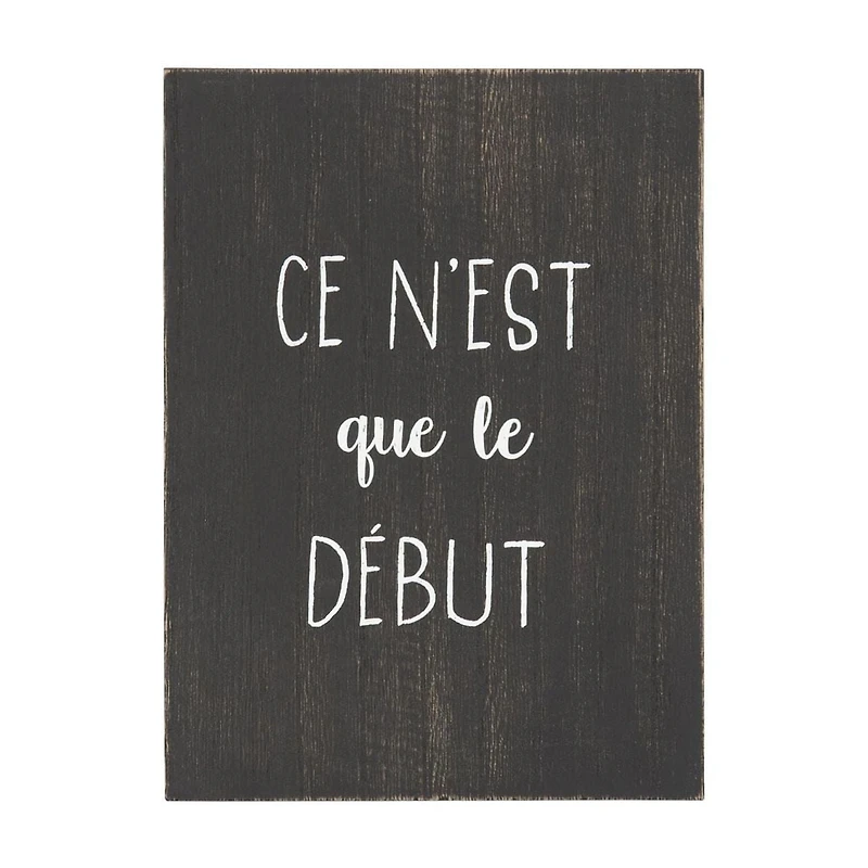 Dessus de boîte artistique "Ce N’est que le Debut"