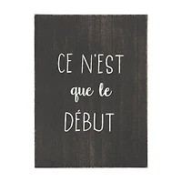 Dessus de boîte artistique "Ce N’est que le Debut"