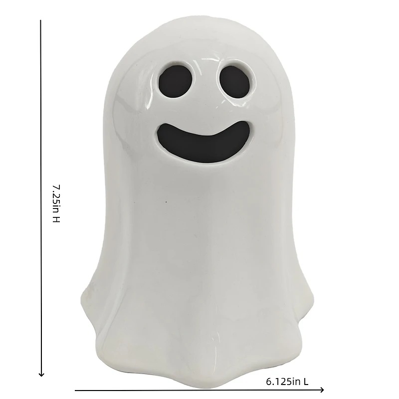 Halloween PL LED Ceramic Ghost
