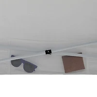 Ozark Trail 10 FT x 10 FT Straight Leg Instant Canopy, 100 SQ FT, GRAY, 10 x 10 Canopy