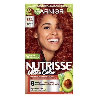 Garnier Nutrisse Ultra Color Permanent Hair Dye, Vibrant  Long-Lasting Colour, 1 unit