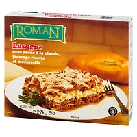 Fromage mozzarella Lasagne avec ricotta et sauce à la viande de Roman 2,27 kg