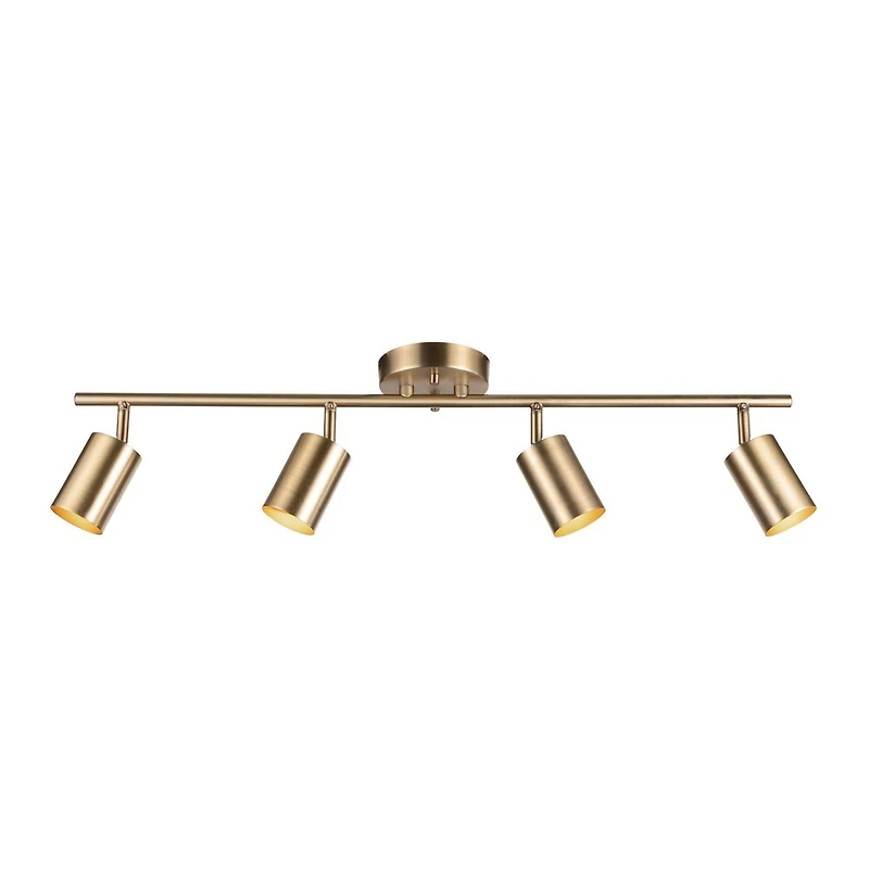 Pratt Track Lighting, Matte Brass