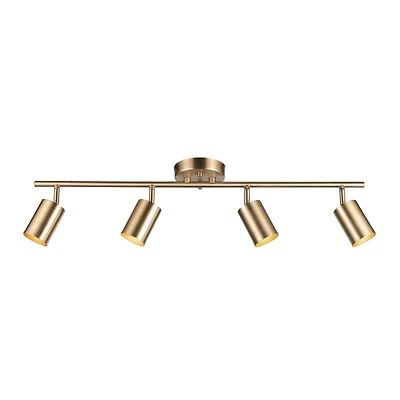 Pratt Track Lighting, Matte Brass