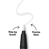 Hard Candy Color Liquid Eyeliner w Lash Boost Serum, Métallique Metallic, 4,14 ml