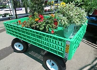 Millside Garden crate plastic 30" x 46" wagon