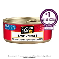 Saumon rose CLOVER LEAF® sans peau, sans arêtes